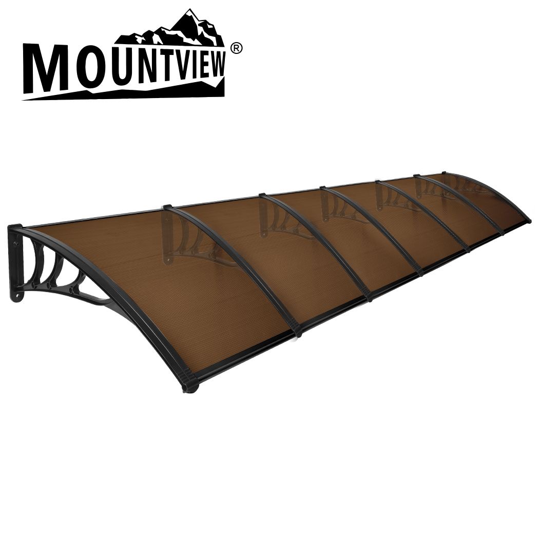 Mountview Window Door Awning Canopy Outdoor Patio Sun Shield Rain Cover 1M X 6M