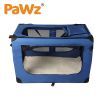 PaWz Pet Travel Carrier Kennel Folding Soft Sided Dog Crate For Car Cage Large M