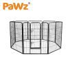 PaWz 8 Panel Pet Dog Playpen Puppy Exercise Cage Enclosure Fence Cat Play Pen 24''