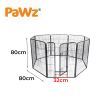 PaWz 8 Panel Pet Dog Playpen Puppy Exercise Cage Enclosure Fence Cat Play Pen 32''