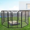 PaWz 8 Panel Pet Dog Playpen Puppy Exercise Cage Enclosure Fence Cat Play Pen 48''