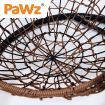 PaWz Rattan Cat Beds Elevated Puppy Wicker Hanging Basket Swinging Egg Chair