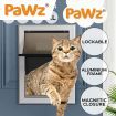 PaWz Aluminium Pet Access Door Dog Cat Dual Flexi Flap For Wooden Wall S