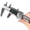 Vernier Caliper Digital Stainless Steel Industrial LCD IP54 Waterproof 200MM