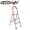 3 Step Ladder Multi-Purpose Folding Aluminium Lightweight Non Slip Platform