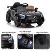 Mercedes Benz Licensed Kids Electric Ride On Car Remote Control Black