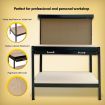 2-Layered Work Bench Garage Storage Table Tool Shop Shelf