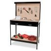 2-Layered Work Bench Garage Storage Table Tool Shop Shelf