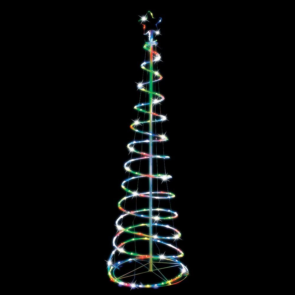 Stockholm Christmas Lights Smart LED Spiral Tree 180cm 135 LEDs Outdoor Decor