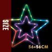 Stockholm Christmas Lights Smart LED Ropelight 2D Star Colour Changing Rainbow