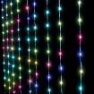 Stockholm Christmas Lights Smart LED Flex Wire Rainbow Curtain Colour Changing