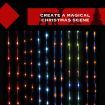 Stockholm Christmas Lights Smart LED Flex Wire Rainbow Curtain Colour Changing