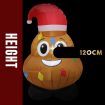 Stockholm Christmas Inflatables Airpower Novelty Character POO 120cm White LEDs