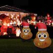 Stockholm Christmas Inflatables Airpower Novelty Character POO 120cm White LEDs