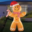 Stockholm Christmas Inflatables Airpower Gingerbreadman 2.4m White LEDs