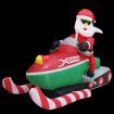 Stockholm Christmas Inflatables Airpower Santa Snowmobile 2.2m White LEDs