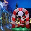 Stockholm Christmas Inflatables Airpower Santa Spinning 2.1m Red Green Blue