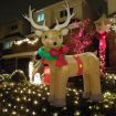 Stockholm Christmas Inflatables Airpower Giant Reindeer 3m White LEDs