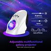 Nightlight Projector Galaxy Aurora Starry Light White Noise Machine LED Party Supply Birthday Decoration