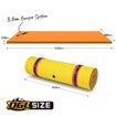 Water Floating Mat Foam Pad Lounge for Boat Pool Lake 600x183x3.5CM Orange Black Yellow