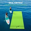 Water Floating Mat Foam Pad Lounge for Boat Pool Lake 366x183x3.5CM Orange Black Green