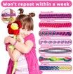 Friendship Bracelet Making Kit for Ages 6- 12yr. Party Supply and Travel Activities
