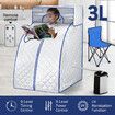 Portable Steam Sauna Room for Home Private Spa Tent with 3L Evaporator 1000W