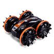 2022 Amphibious Remote Control Road Truck Stunt Car Waterproof RC Car for Birthday Christmas Gifts Water Beach Pool Toy Orange