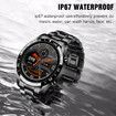 2021 Full Circle Touch Screen Steel Band Luxury Bluetooth Call Men Smart Watch Waterproof Sport Activity Fitness Watch+Box Black