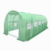 6x3x2m Greenhouse Large Portable Walk In Tunnel Backyard Garden Outdoor with PE Cover 12 Vents