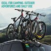 2 Roof Bike Rack for Car Bicycle Storage Carrier for 2 Bikes with Double Lock 