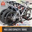 4 Bike Rack for Car SUV Bicycle Storage Carrier Holder Vehicle Rear Platform with 2 Inch Hitch Receiver