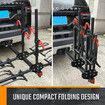 4 Bike Rack for Car SUV Bicycle Storage Carrier Holder Vehicle Rear Platform with 2 Inch Hitch Receiver