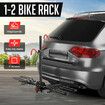 2 Bike Rack for Car SUV Bicycle Storage Carrier Holder Vehicle Rear Platform with 2 Inch Hitch Receiver