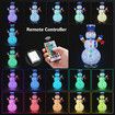 1.8m 3D Snowman Christmas Light RGB LED Fairy Xmas Home Yard Decoration with Remote Colour Changing