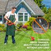 Whipper Snipper Electric Strimmer Cordless Grass Trimmer Garden Tool Portable 60 Min