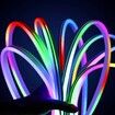 5m 108LED RGB Silicone Neon Rope Light Multi-Color Changing RC WiFi Bluetooth Phone App Control