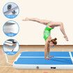 Gymnastics Mat Inflatable Track Tumbling Airtrack with Electric Air Pump 4x1x0.2m Blue