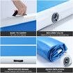 Gymnastics Mat Inflatable Track Tumbling Airtrack with Electric Air Pump 4x1x0.2m Blue