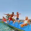 Water Floating Mat Foam Pad Lounge for Boat Pool Lake 550x183x3.5CM Blue Black Yellow