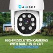 Anisee IP Camera Wireless Home Security System CCTV Installation Surveillance PTZ 3MP x2