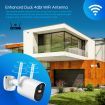 Anisee WIFI Camera CCTV Installation Solar Powered Surveillance Hom x4e Security System