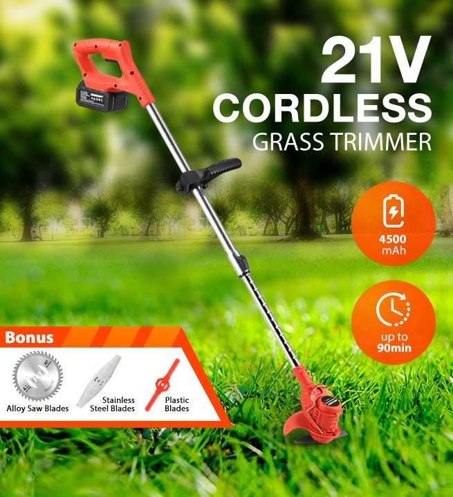 Whipper Snipper Cordless Grass Trimmer Electric Strimmer Garden Tool