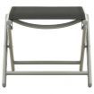 3 Piece Garden Lounge Set Textilene and Aluminium Silver