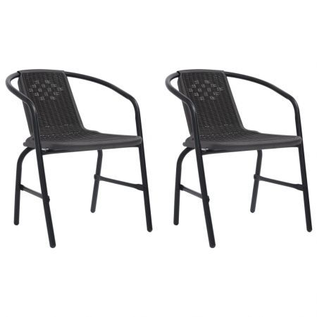 plastic grey garden chairs