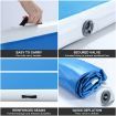 Gymnastics Airtrack Inflatable Gym Track Exercise Mat with Electric Air Pump 6x1x0.2m Blue