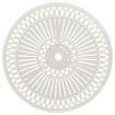 Garden Table White 62x62x65 cm Cast Aluminium