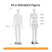 Female Mannequin Full Body Manikin Torso Display Stand Dress Form 175CM Adjustable Detachable White