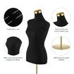 Female Mannequin Torso Display Stand Manikin Dress Form Dressmakers Sewing Fashion Tripod Base 160-177CM Black