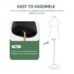 Female Mannequin Torso Display Stand Manikin Dress Form Dressmakers Sewing Fashion Tripod Base 160-177CM Black